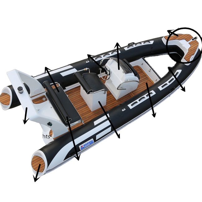 16ft 4,80 m hypalon materiaal  - Fishing Boat Fiberglass recensie en prijs